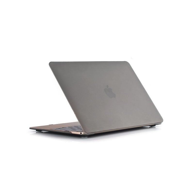 RUBAN Case Compatible with MacBook 12 Inch A1534 - Slim Snap On Hard Shell Protective Cover, Grey - Image 1